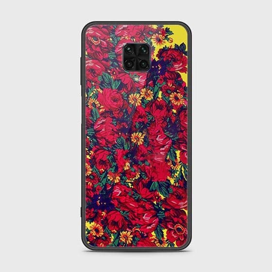 Xiaomi Poco M2 Pro Cover - Floral Series - HQ Ultra Shine Premium Infinity Glass Soft Silicon Borders Case