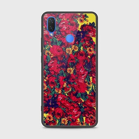 Huawei Y6 2019 / Y6 Prime 2019 Cover - Floral Series - HQ Ultra Shine Premium Infinity Glass Soft Silicon Borders Case