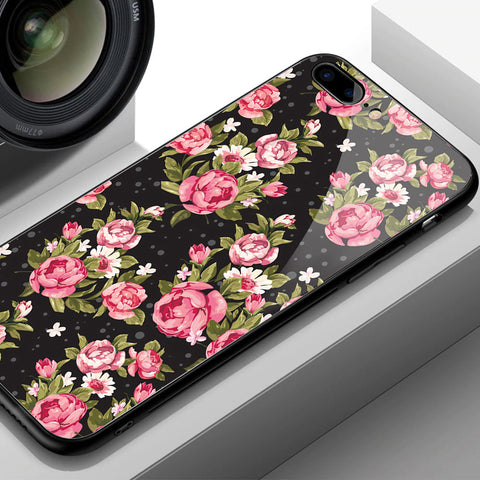 Oppo A35 Cover- Floral Series - HQ Ultra Shine Premium Infinity Glass Soft Silicon Borders Case