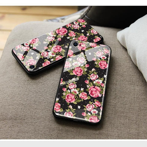 iPhone 13 Pro Max Cover- Floral Series - HQ Ultra Shine Premium Infinity Glass Soft Silicon Borders Case