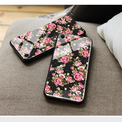 iPhone 12 Pro Cover - Floral Series - HQ Ultra Shine Premium Infinity Glass Soft Silicon Borders Case