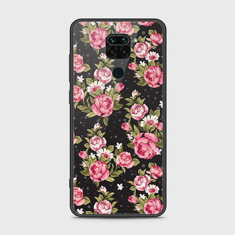 Xiaomi Redmi 10X 4G Cover - Floral Series - HQ Ultra Shine Premium Infinity Glass Soft Silicon Borders Case