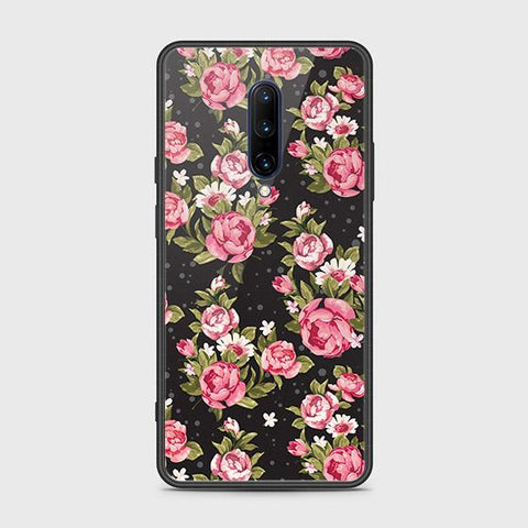 OnePlus 7 Pro Cover - Floral Series - HQ Ultra Shine Premium Infinity Glass Soft Silicon Borders Case