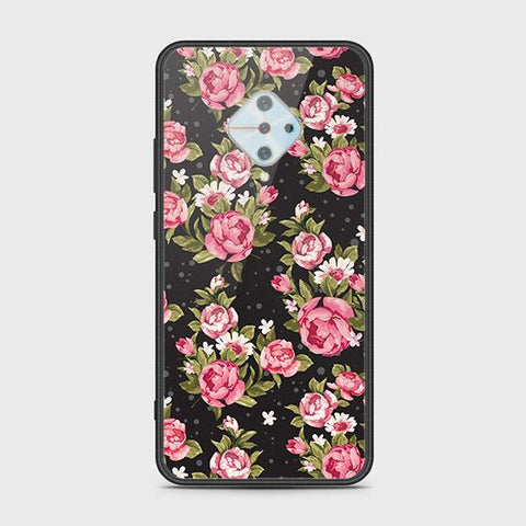 Vivo S1 Pro Cover - Floral Series - HQ Ultra Shine Premium Infinity Glass Soft Silicon Borders Case