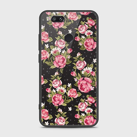 Xiaomi Mi A1 / Mi 5X Cover - Floral Series - HQ Ultra Shine Premium Infinity Glass Soft Silicon Borders Case