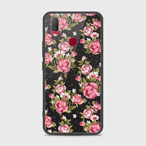 Vivo Y11 2019 Cover - Floral Series - HQ Ultra Shine Premium Infinity Glass Soft Silicon Borders Case