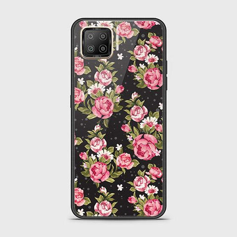 Oppo Reno 4F Cover - Floral Series - HQ Ultra Shine Premium Infinity Glass Soft Silicon Borders Case