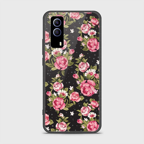 Vivo Y53s 5G Cover - Floral Series - HQ Ultra Shine Premium Infinity Glass Soft Silicon Borders Case