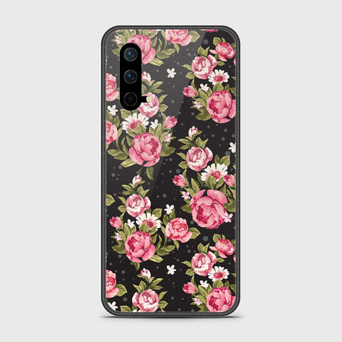 OnePlus Nord CE 5G Cover- Floral Series - HQ Ultra Shine Premium Infinity Glass Soft Silicon Borders Case