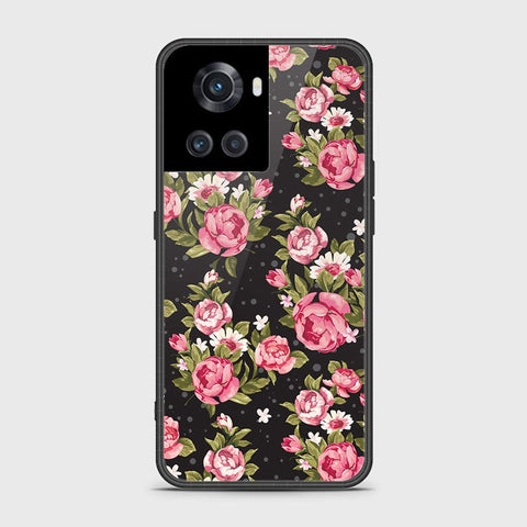 OnePlus 10R Cover- Floral Series - HQ Ultra Shine Premium Infinity Glass Soft Silicon Borders Case