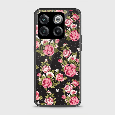 OnePlus 10T Cover- Floral Series - HQ Ultra Shine Premium Infinity Glass Soft Silicon Borders Case