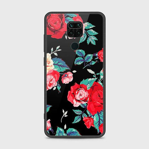 Xiaomi Redmi 10X 4G Cover - Floral Series - HQ Ultra Shine Premium Infinity Glass Soft Silicon Borders Case