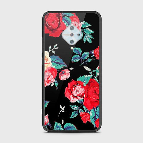 Vivo S1 Pro Cover - Floral Series - HQ Ultra Shine Premium Infinity Glass Soft Silicon Borders Case