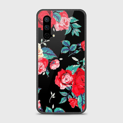 OnePlus Nord CE 5G Cover- Floral Series - HQ Ultra Shine Premium Infinity Glass Soft Silicon Borders Case