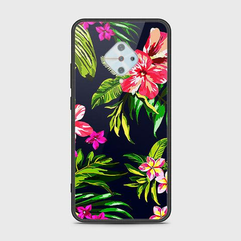 Vivo S1 Pro Cover - Floral Series - HQ Ultra Shine Premium Infinity Glass Soft Silicon Borders Case