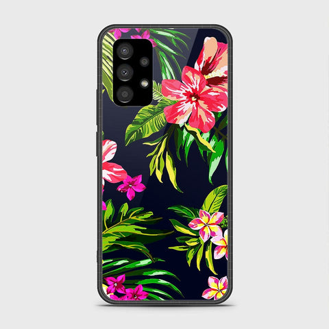 Samsung Galaxy A53 5G Cover- Floral Series - HQ Ultra Shine Premium Infinity Glass Soft Silicon Borders Case