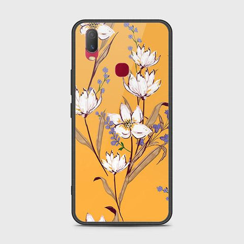 Vivo Y11 2019 Cover - Floral Series - HQ Ultra Shine Premium Infinity Glass Soft Silicon Borders Case