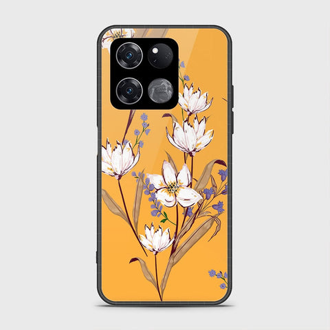 OnePlus Ace Racing Cover- Floral Series - HQ Ultra Shine Premium Infinity Glass Soft Silicon Borders Case