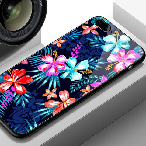 Vivo Y91 Cover - Floral Series - HQ Ultra Shine Premium Infinity Glass Soft Silicon Borders Case