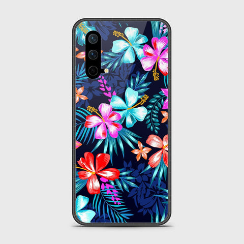 OnePlus Nord CE 5G Cover- Floral Series - HQ Ultra Shine Premium Infinity Glass Soft Silicon Borders Case