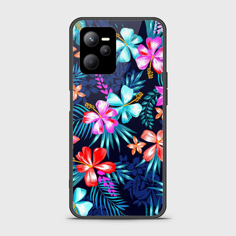 Realme 9 Pro Cover- Floral Series - HQ Ultra Shine Premium Infinity Glass Soft Silicon Borders Case