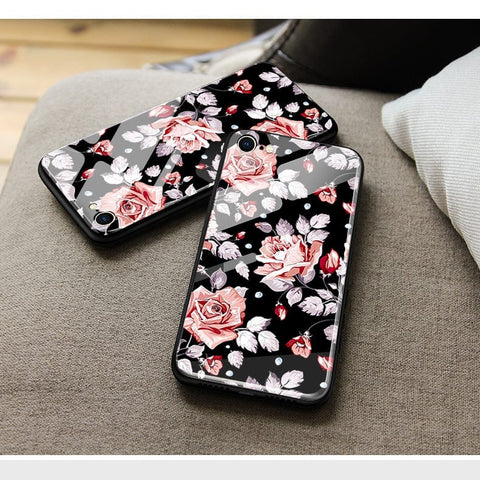 Oppo A57s Cover- Floral Series - HQ Ultra Shine Premium Infinity Glass Soft Silicon Borders Case