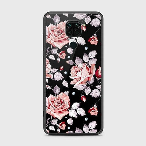 Xiaomi Redmi 10X 4G Cover - Floral Series - HQ Ultra Shine Premium Infinity Glass Soft Silicon Borders Case