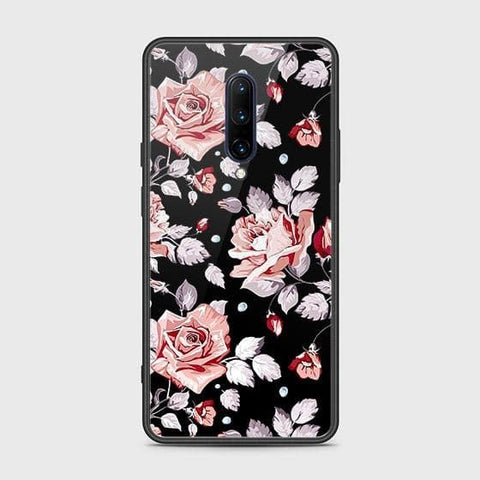 OnePlus 7 Pro Cover - Floral Series - HQ Ultra Shine Premium Infinity Glass Soft Silicon Borders Case