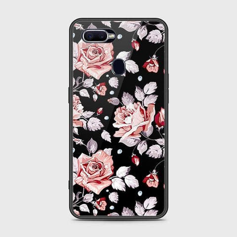 Oppo F9 / F9 Pro Cover - Floral Series - HQ Ultra Shine Premium Infinity Glass Soft Silicon Borders Case