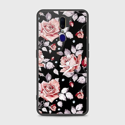 Oppo A9x Cover - Floral Series - HQ Ultra Shine Premium Infinity Glass Soft Silicon Borders Case