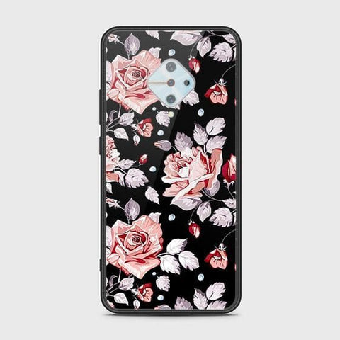 Vivo S1 Pro Cover - Floral Series - HQ Ultra Shine Premium Infinity Glass Soft Silicon Borders Case