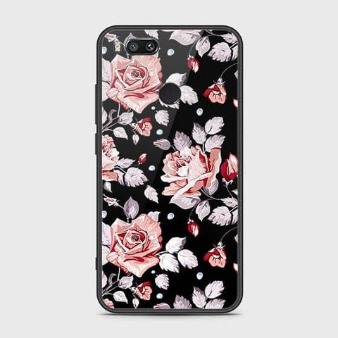 Xiaomi Mi A1 / Mi 5X Cover - Floral Series - HQ Ultra Shine Premium Infinity Glass Soft Silicon Borders Case