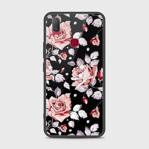 Vivo Y11 2019 Cover - Floral Series - HQ Ultra Shine Premium Infinity Glass Soft Silicon Borders Case