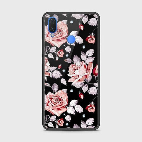 Honor 8C Cover - Floral Series - HQ Ultra Shine Premium Infinity Glass Soft Silicon Borders Case