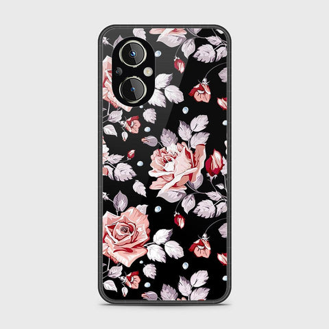 Oppo Reno 7Z 5G Cover- Floral Series - HQ Ultra Shine Premium Infinity Glass Soft Silicon Borders Case