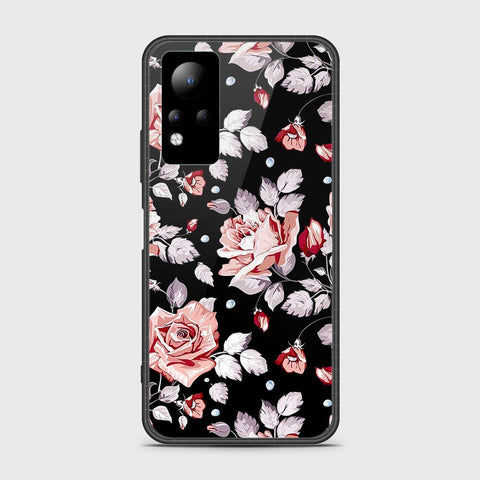 Infinix Note 11 Cover- Floral Series - HQ Ultra Shine Premium Infinity Glass Soft Silicon Borders Case