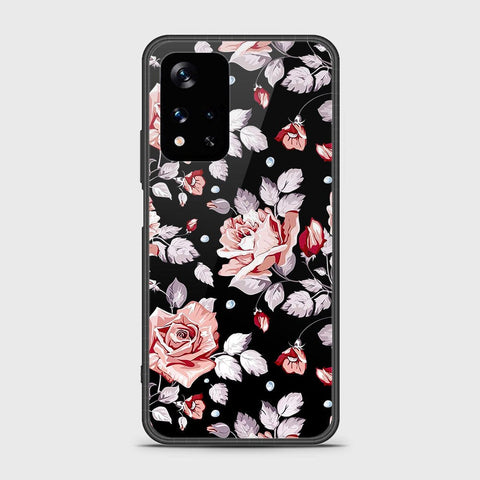 Xiaomi Poco M4 Pro 5G Cover- Floral Series - HQ Ultra Shine Premium Infinity Glass Soft Silicon Borders Case