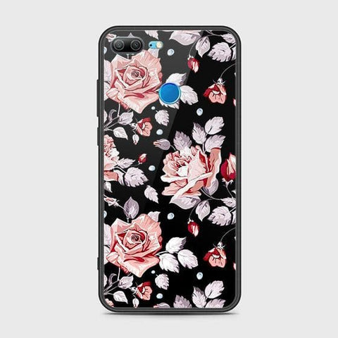 Huawei Honor 9 Lite Cover - Floral Series - HQ Ultra Shine Premium Infinity Glass Soft Silicon Borders Case