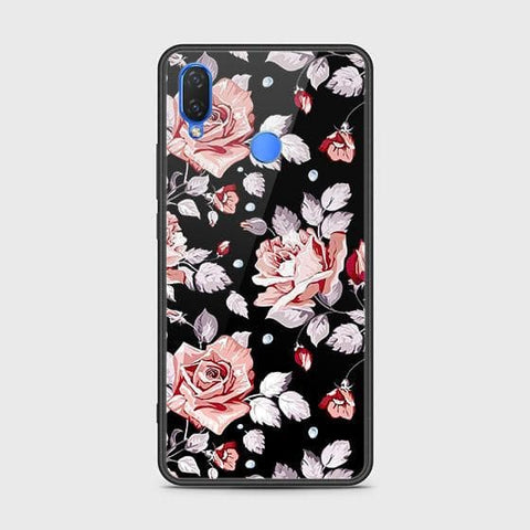 Huawei Y6 2019 / Y6 Prime 2019 Cover - Floral Series - HQ Ultra Shine Premium Infinity Glass Soft Silicon Borders Case