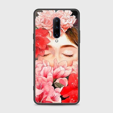 OnePlus 7 Pro Cover - Floral Series - HQ Ultra Shine Premium Infinity Glass Soft Silicon Borders Case