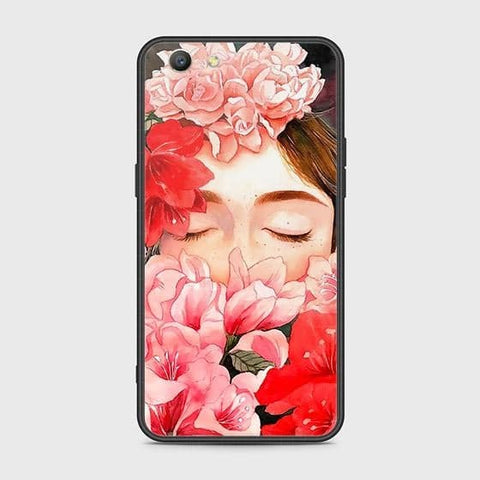 Oppo F1S Cover - Floral Series - HQ Ultra Shine Premium Infinity Glass Soft Silicon Borders Case