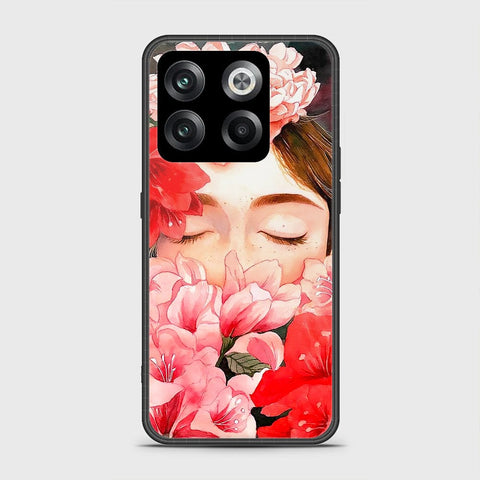 OnePlus 10T Cover- Floral Series - HQ Ultra Shine Premium Infinity Glass Soft Silicon Borders Case