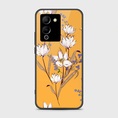 Infinix Note 12 G96 Cover- Floral Series - HQ Ultra Shine Premium Infinity Glass Soft Silicon Borders Case