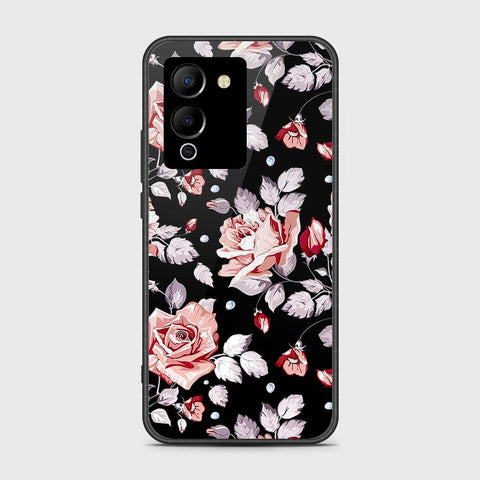 Infinix Note 12 G96 Cover- Floral Series - HQ Ultra Shine Premium Infinity Glass Soft Silicon Borders Case