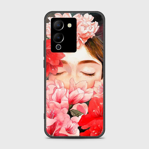 Infinix Note 12 G96 Cover- Floral Series - HQ Ultra Shine Premium Infinity Glass Soft Silicon Borders Case