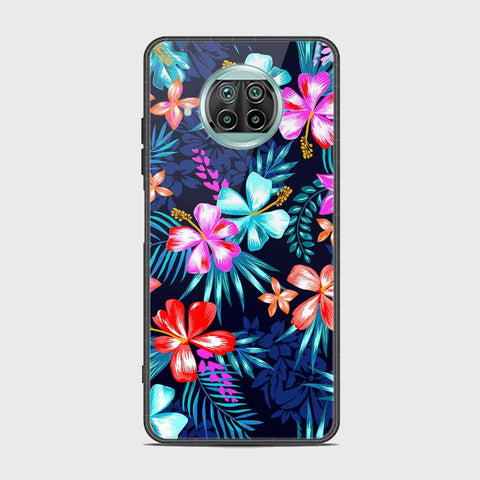 Xiaomi Mi 10T Lite Cover - Floral Series - HQ Ultra Shine Premium Infinity Glass Soft Silicon Borders Case