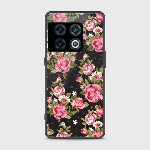 OnePlus 10 Pro Cover- Floral Series - HQ Ultra Shine Premium Infinity Glass Soft Silicon Borders Case