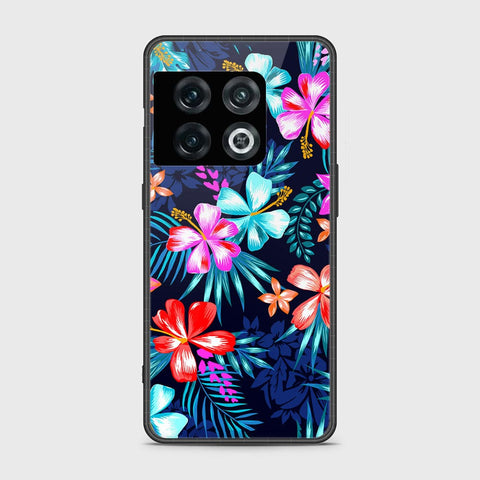 OnePlus 10 Pro Cover- Floral Series - HQ Ultra Shine Premium Infinity Glass Soft Silicon Borders Case