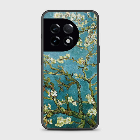 OnePlus 11Cover- Floral Series - HQ Ultra Shine Premium Infinity Glass Soft Silicon Borders Case