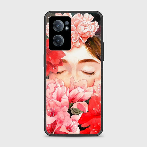 OnePlus Nord CE 2 5G Cover- Floral Series - HQ Ultra Shine Premium Infinity Glass Soft Silicon Borders Case